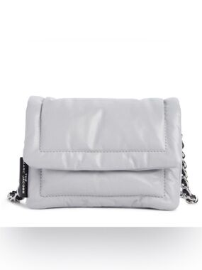 Marc Jacobs Light Gray Padded Mini Crossbody